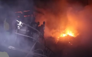 Incendie au marché Ocass : 113 cantines consumées, selon le président du groupement des délégués des marchés de Touba