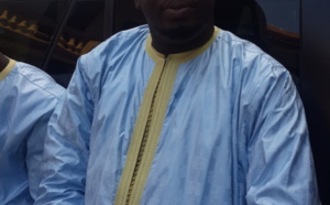Idy Callé au baptême des jumeaux d'Aziz Ndiaye