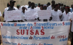 Grève générale de 72 heures à l’hôpital de Ourossogui : Le Sutsas s’oppose à l’affectation arbitraire de deux agents
