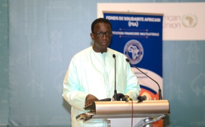 Photos : Le Premier ministre Amadou Bâ, lors de la cérémonie de clôture du 2e Sommet de Dakar sur le Financement des infrastructures en Afrique