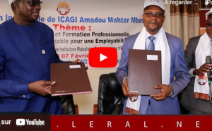  Signature d'une convention entre IGAGI Amadou Mahtar Mbow et U-IMCEC: Pour l'employabilité des jeunes