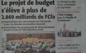 A la Une du Journal Le Soleil du vendredi 10 octobre 2014