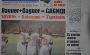 A la Une du Journal Waa Sports du vendredi 10 octobre 2014