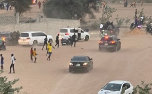 Photos / Pour rallier Mbacké: Ousmane Sonko et son convoi sur une route sablonneuse