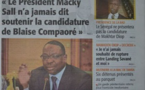 A la Une du Journal Le Soleil du lundi 13 octobre 2014