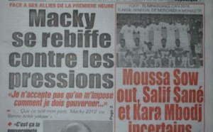 A la Une du Journal Le Populaire du lundi 13 octobre 2014
