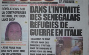 A la Une du Journal L'Observateur du vendredi 17 octobre 2014