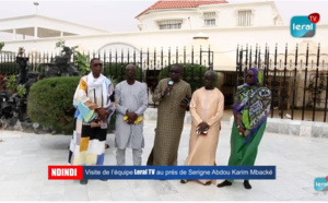 Magal Kazu Rajab 2023 : Visite du Groupe Leral à Serigne Abdou Karim Mbacké