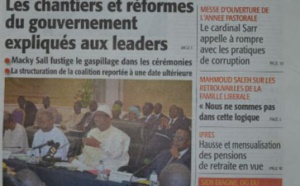 A la Une du Journal Le Soleil du lundi 20 octobre 2014