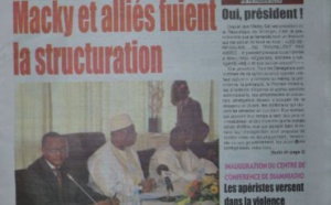 A la Une du Journal Siweul du lundi 20 octobre 2014