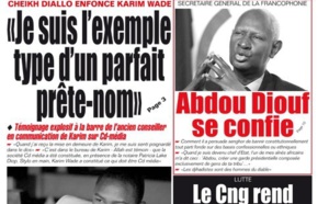 A la Une du Journal Le Populaire du mardi 21 octobre 2014