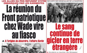 A la Une du Journal Le Populaire du jeudi 23 octobre 2014
