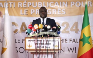 Photos : En images, la déclaration de candidature de Déthié Fall, président du PRP