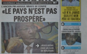  A la Une du Journal La Tribune du vendredi 24 octobre 2014
