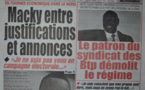 A la Une du Journal Le Populaire du lundi 27 octobre 2014