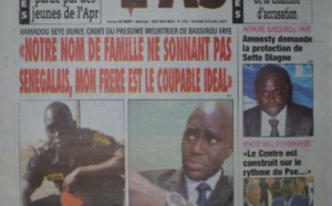 A la Une du Journal L'As du lundi 27 octobre 2014