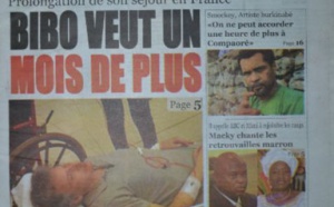 A la Une du Journal Le Quotidien du lundi 27 octobre 2014 