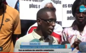 Intégration à la fonction publique:  Le Collectif des enseignants contractuels en sit-in, dénonce les lenteurs des autorités administratives