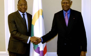 Mankeur Ndiaye s'entretient avec le Président Abdou Diouf