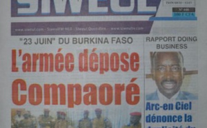 A la Une du Journal Siweul du vendredi 31 octobre 2014