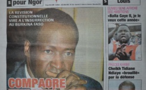 A la Une du Journal L'As du vendredi 31 octobre 2014