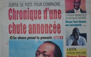 A la Une du Journal Walfadjri du lundi 03 novembre 2014