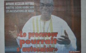 A la Une du Journal Sud Quotidien du mercredi 05 novembre 2014 