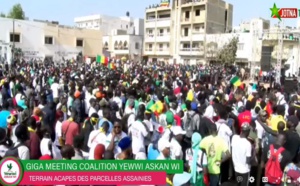 Meeting de la Coalition YAW aux Parcelles : Le terrain ACAPES refuse du monde, aucun incident signalé pour le moment
