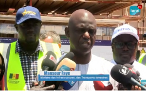 Visite de chantier du Brt : Mansour Faye promet son inauguration d'ici octobre