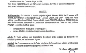 Le Prefet de Dakar interdit les marches de Yewwi Askan wi (Photos)