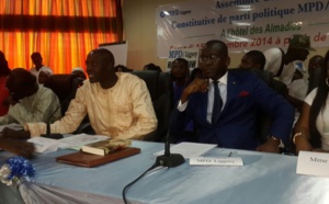 Assemblée générale de parti politique MPD/Liggeey avec le Docteur Aliou Sow candidat à la présidentielle de 2017