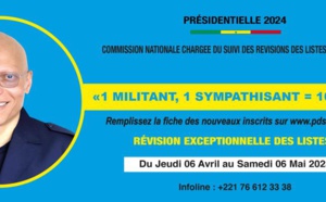 Présidentielle de février 2024 / Slogan du candidat Karim Wade : « 1 militant, 1 sympathisant = 10 inscrits ! »