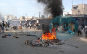 Les images de l'affrontement entre les forces de l'ordre et les marchands tabliers de Grand-Yoff