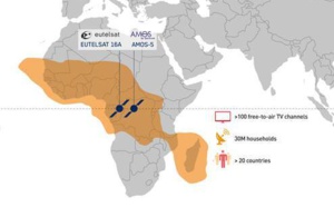 Eutelsat-Spacecom: Accord inédit pour une meilleure diffusion en clair des programmes TV en Afrique