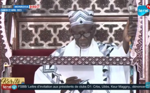 Prière de Korité à la Grande mosquée de Dakar : Le sermon de l'imam Alioune Moussa Samb