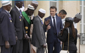Me Sidiki Kaba à l’accueil des neuf Tirailleurs sénégalais, vendredi, à Diass