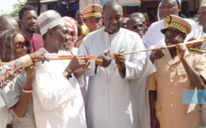 Diourbel : Abdou Karim Fofana inaugure le nouveau marché Ndoumbé Diop