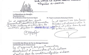 Exclusif! Affaire Arcelor Mittal :  Flou total sur les documents publiés sur le Site du gouvernement (documents) 
