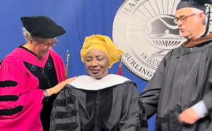 Titrée de Doctor Honoris Causa du Champlain College,: Aminata Mimi Touré distinguée aux Etats-Unis