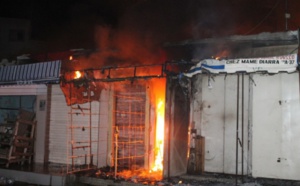 Urgent: Un commerçant meurt dans un incendie au marché Tilène