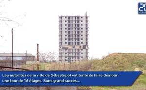 VIDEO. La démolition d'une tour ne se passe pas comme prévu