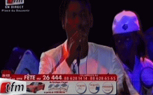 Concert de fin d'année à la Place du Souvenir :  Pape Thiopet était de la partie