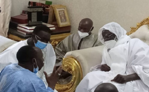 Visite improvisée à Touba : Amadou Bâ explique les raisons de sa rencontre avec le Khalife général des Mourides