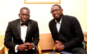 Bamba Diop et Assane Ndiaye en tournage de l’émission "Feel in Paris"