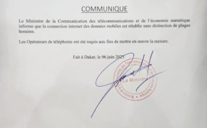 Exclusivité Leral : Les données mobiles rétablies et les opérateurs de réseaux requis