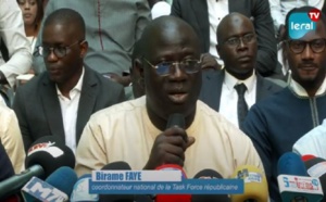 Evènements troublants du pays : Birame Faye de la Task Force républicaine regrette et situe les responsabilités