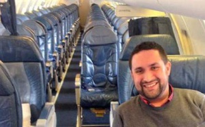 Un avion et seulement deux passagers à bord