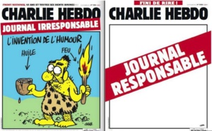 Charlie Hebdo, Menu du 14 janvier : "Tout est Pardonné" sur une assiette de "Provocation".