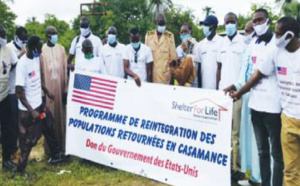 Journée mondiale du réfugié : Les Etats-Unis ont aidé plus de 30 000 rapatriés et personnes déplacées en Casamance