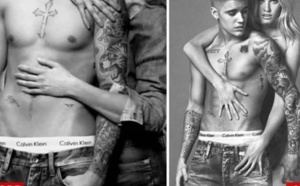 Justin Bieber, photoshopé pour Calvin Klein? Il riposte en photo